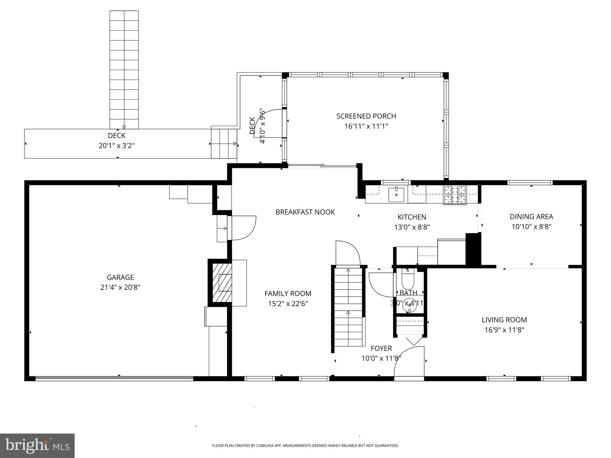 14316 Piccadilly Road Silver Spring, MD 20906 - Photo 56 of 57 Main level floor plan