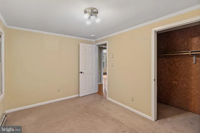 a view of an empty room