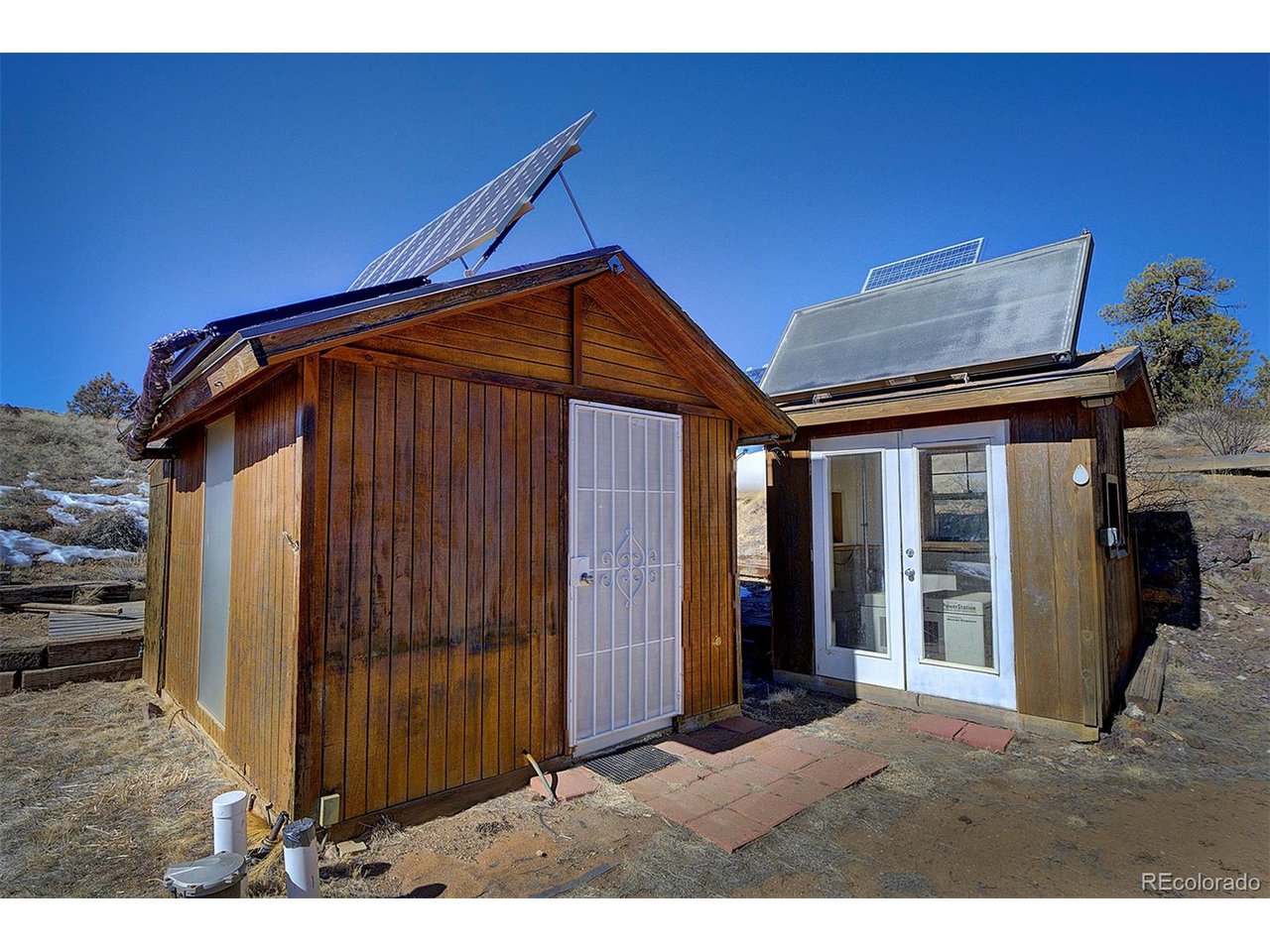 2005 Cahokia Road Hartsel, CO 80449 - Photo 37 of 42 solar shed & backup generator shed with heated floors