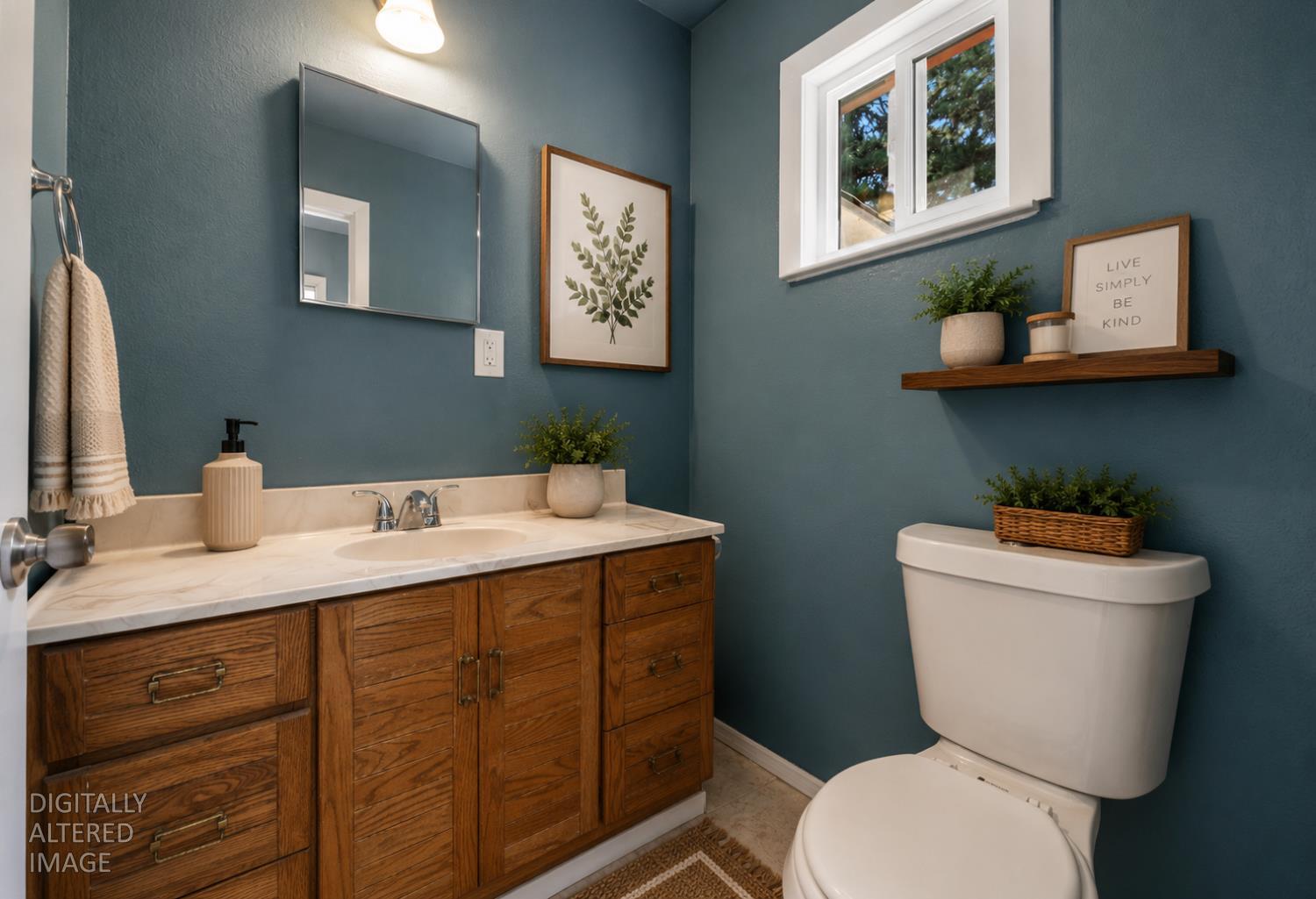 30 A Street Modesto, CA 95357 - Photo 23 of 29 Digitally staged half bathroom