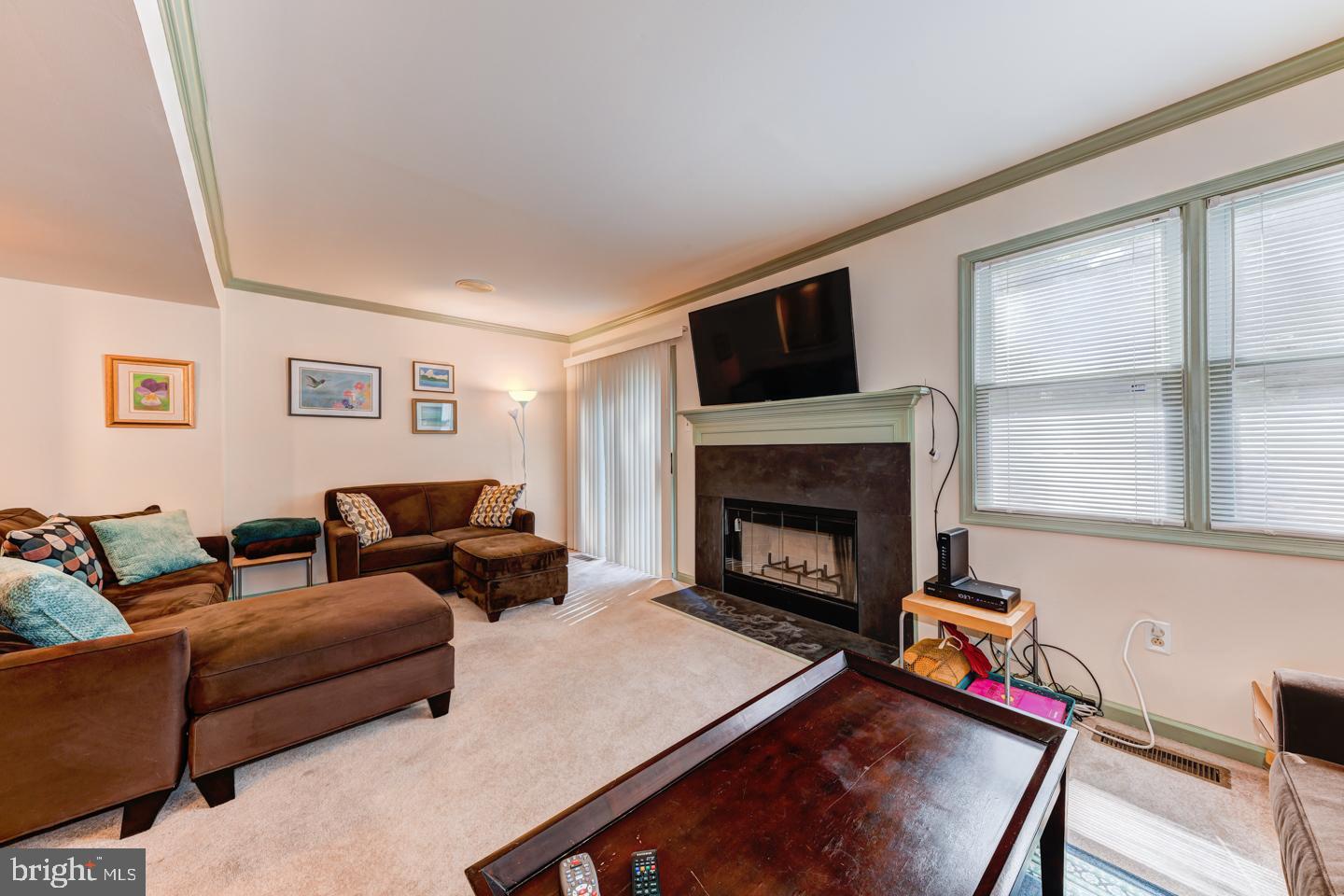 24 Trafalgar Road, Unit 233 Doylestown, PA 18901 - Photo 6 of 23 Newly remodeled wood burning fireplace!