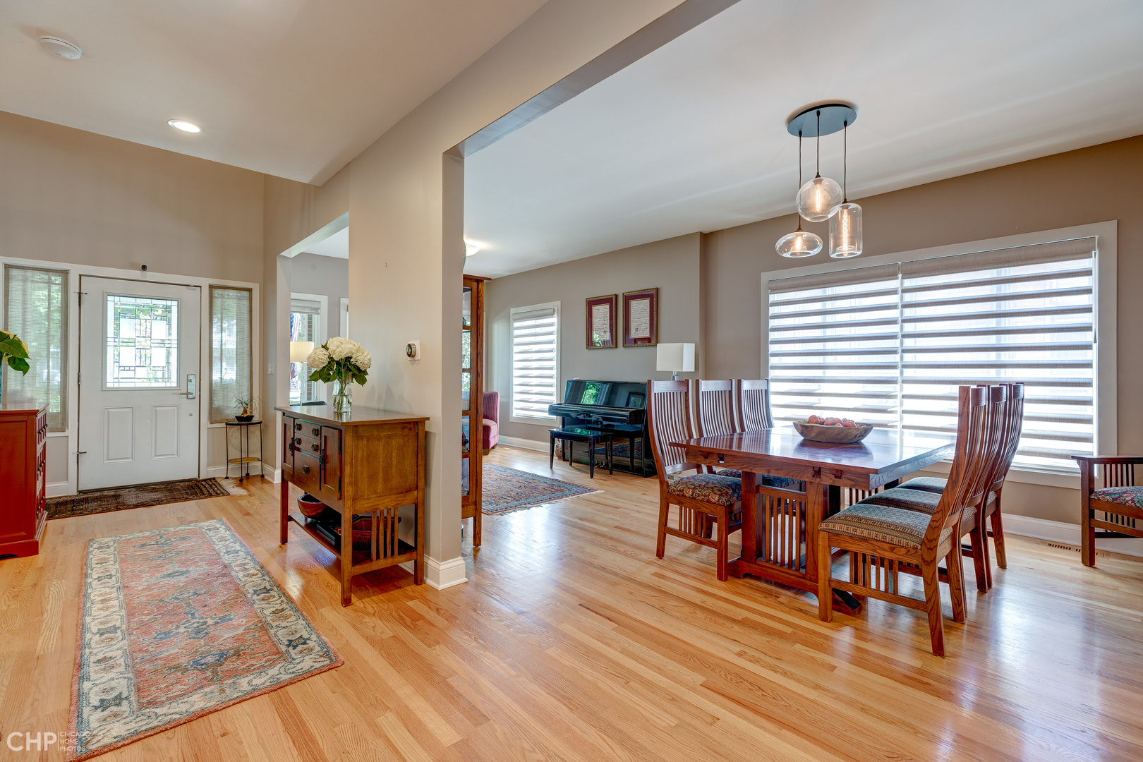 275 Lawton Road Riverside, IL 60546 - Photo 4 of 35 a view of a dining room with furniture window and wooden floor