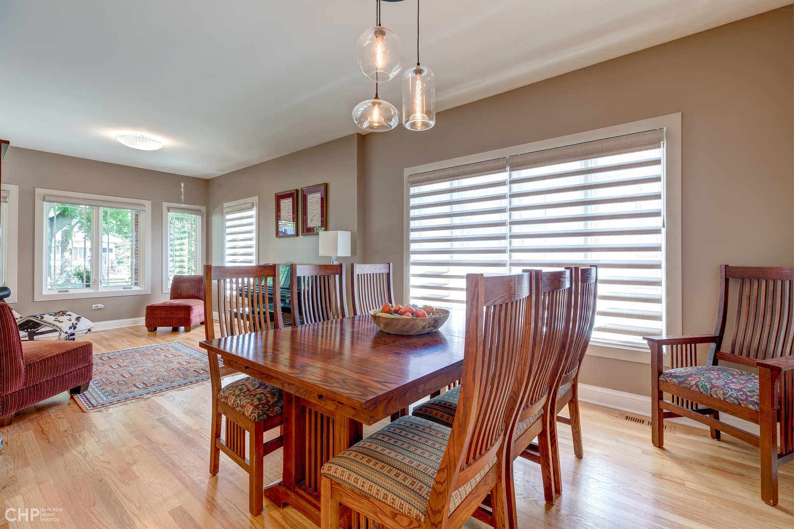 275 Lawton Road Riverside, IL 60546 - Photo 5 of 35 a dining room with furniture and wooden floor