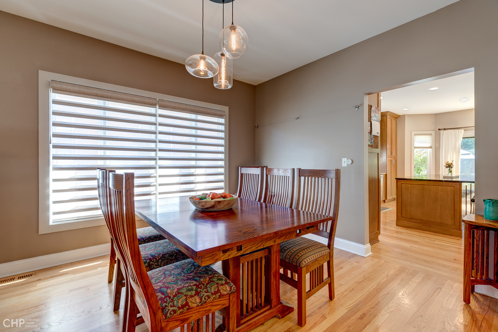 275 Lawton Road Riverside, IL 60546 - Photo 6 of 35 a view of a dining room with furniture and wooden floor