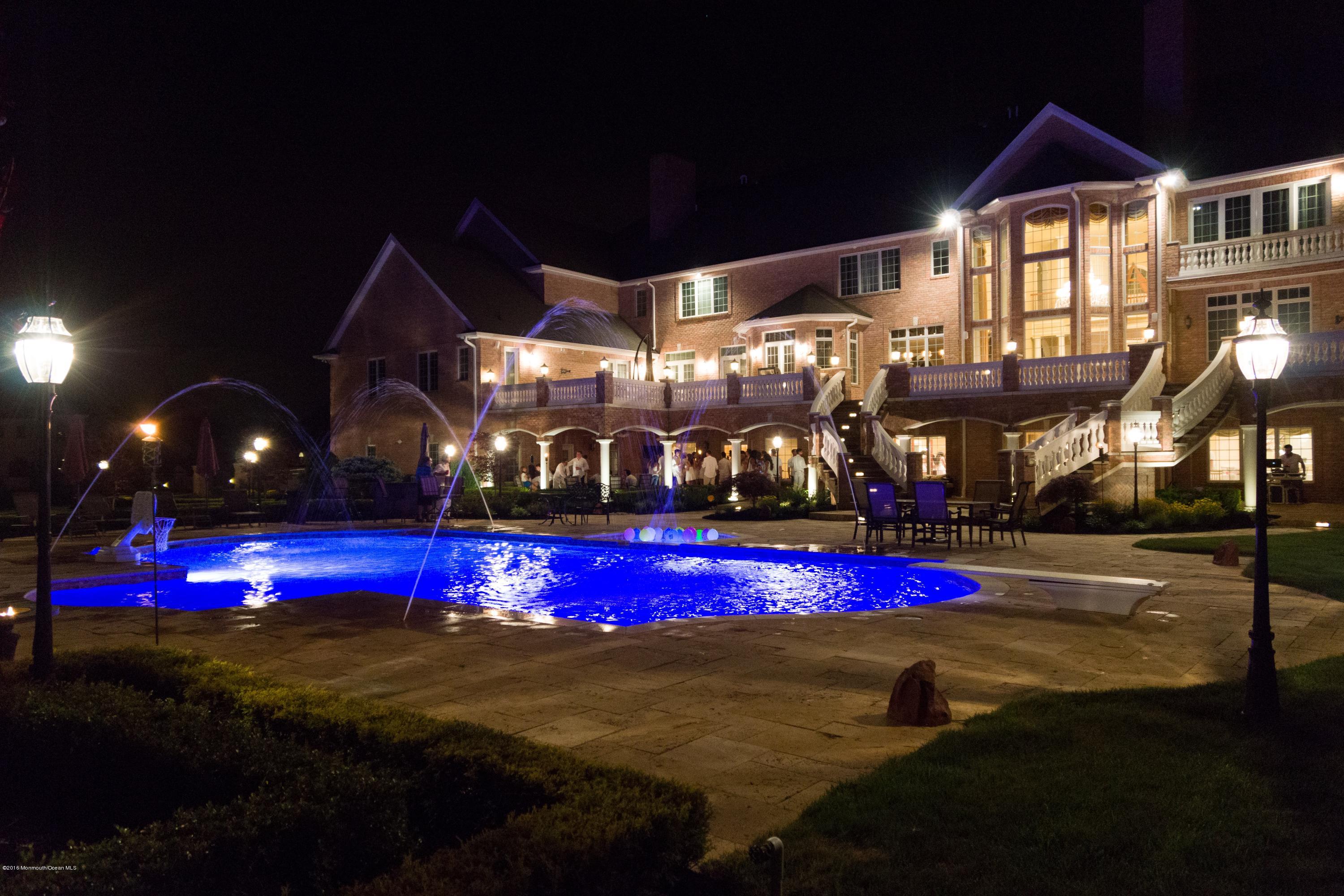 9 Embry Farm Road Marlboro, NJ 07746 - Photo 36 of 36 066_Back of House at Night