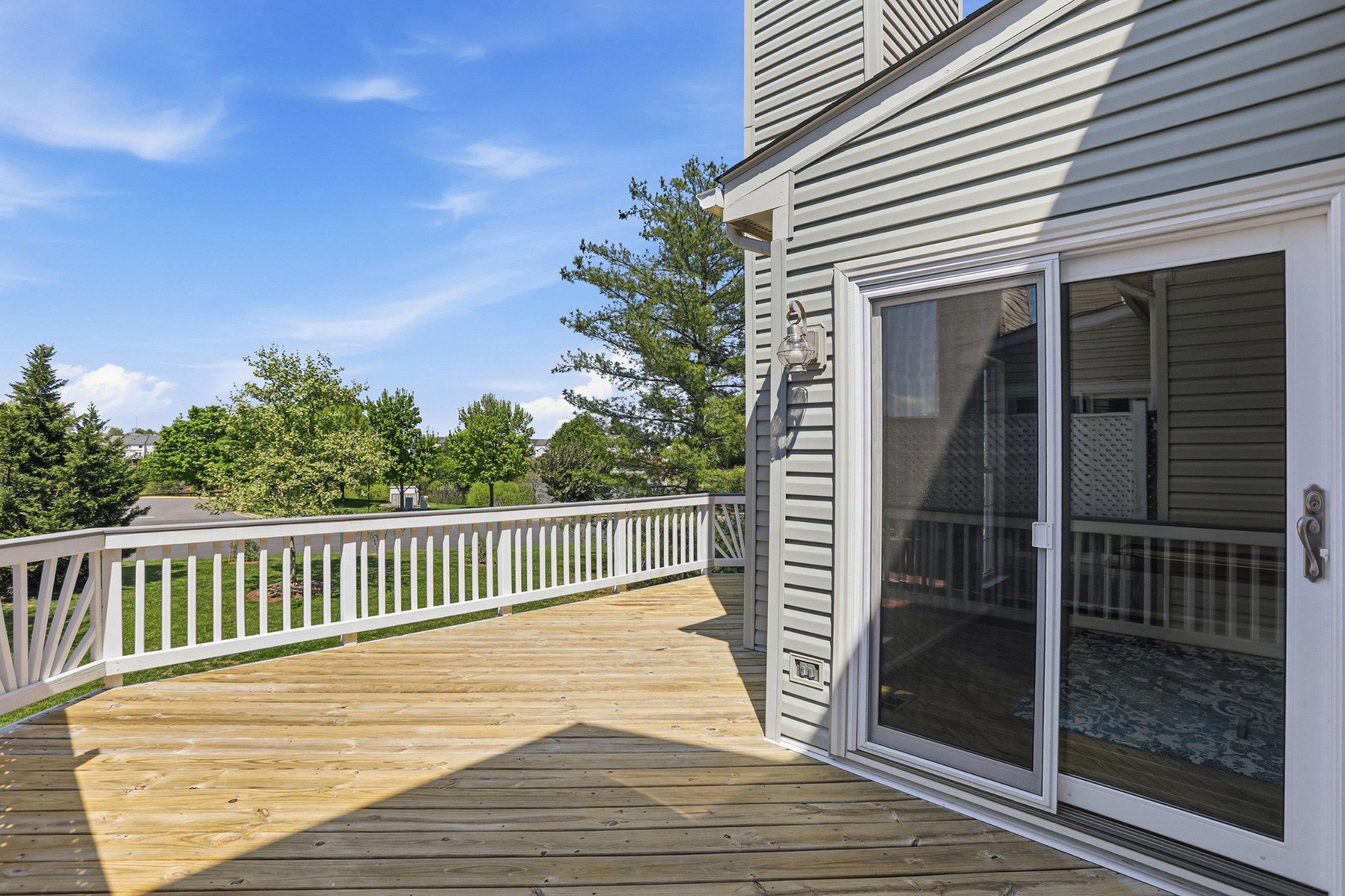 44100 Rising Sun Terrace Ashburn, VA 20147 - Photo 22 of 67 Sunny deck with amazing lake views