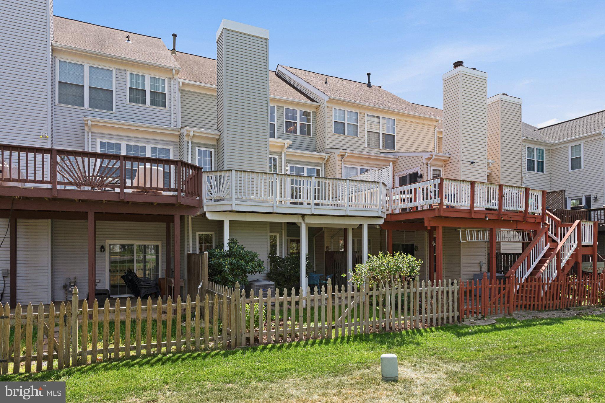 44100 Rising Sun Terrace Ashburn, VA 20147 - Photo 39 of 67 Rear of home, spacious deck and patio.