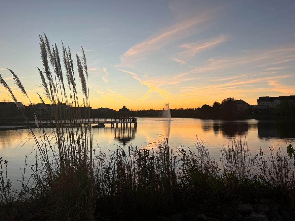 44100 Rising Sun Terrace Ashburn, VA 20147 - Photo 60 of 67 Tranquil sunset over Ashburn Lake