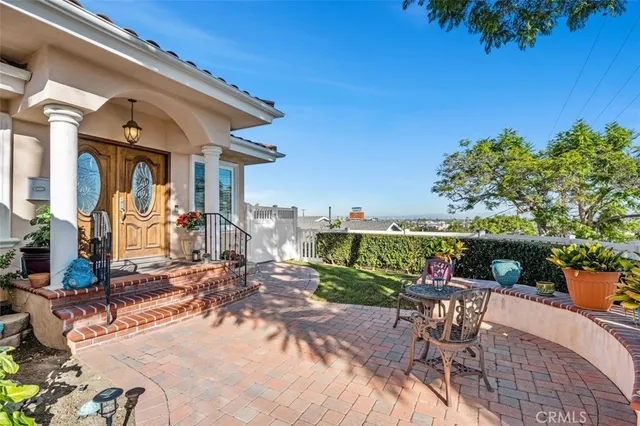 a view of outdoor space yard deck patio and outdoor seating
