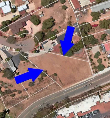 an aerial view of a building