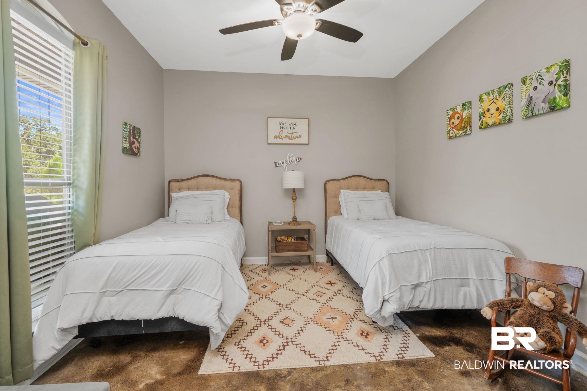 4331 Hamilton Oaks Lane Mobile, AL 36695 - Photo 17 of 38 Carpeted bedroom featuring ceiling fan
