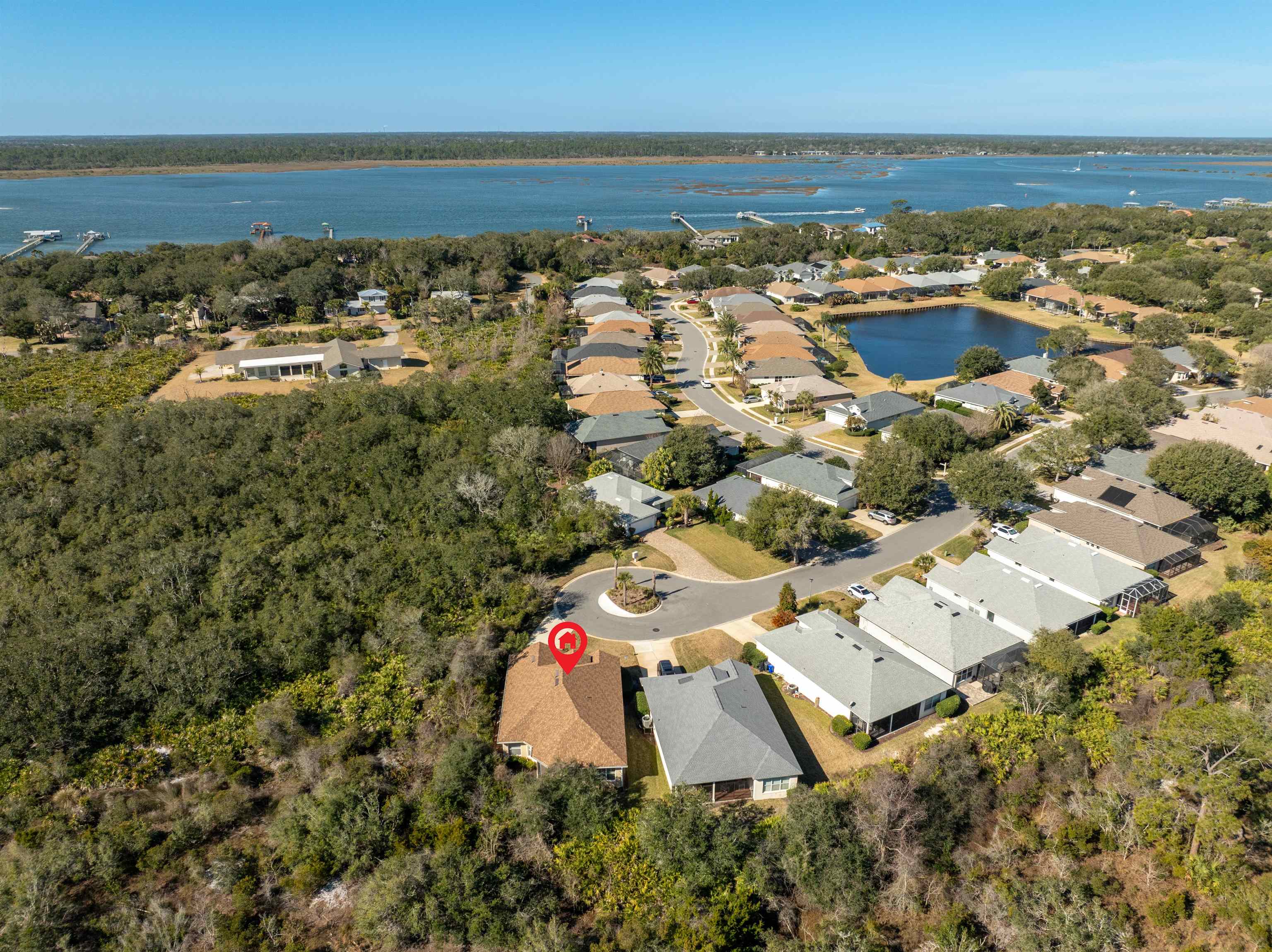 660 Casa Fuerta Lane St. Augustine, FL 32080 - Photo 28 of 52 an aerial view of residential building with parking space
