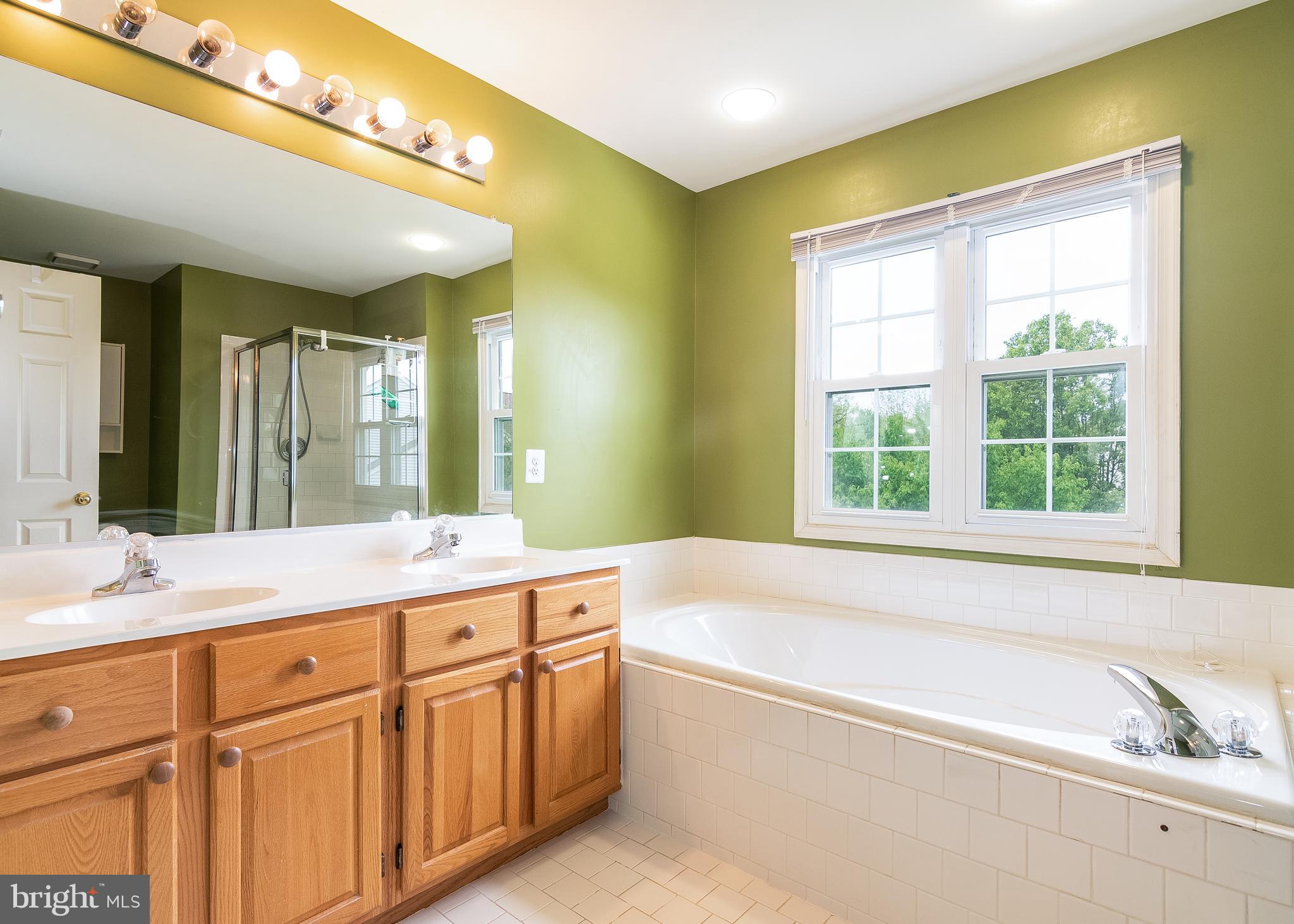 5268 Rising Sun Lane Ellicott City, MD 21043 - Photo 22 of 52 Beautiful master bath with large soaking tub