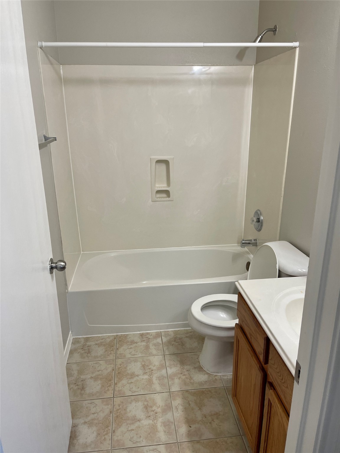 9011 Serena Lane Humble, TX 77338 - Photo 14 of 18 a bathroom with a sink a toilet and shower
