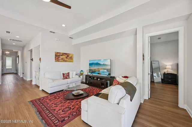 a bed room with a bed and a couch