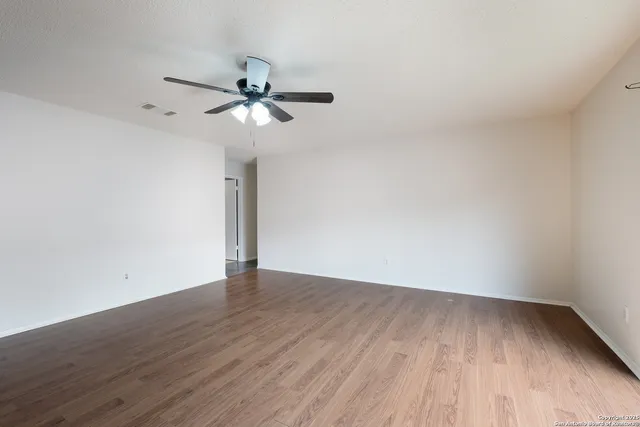 wooden floor in an empty room