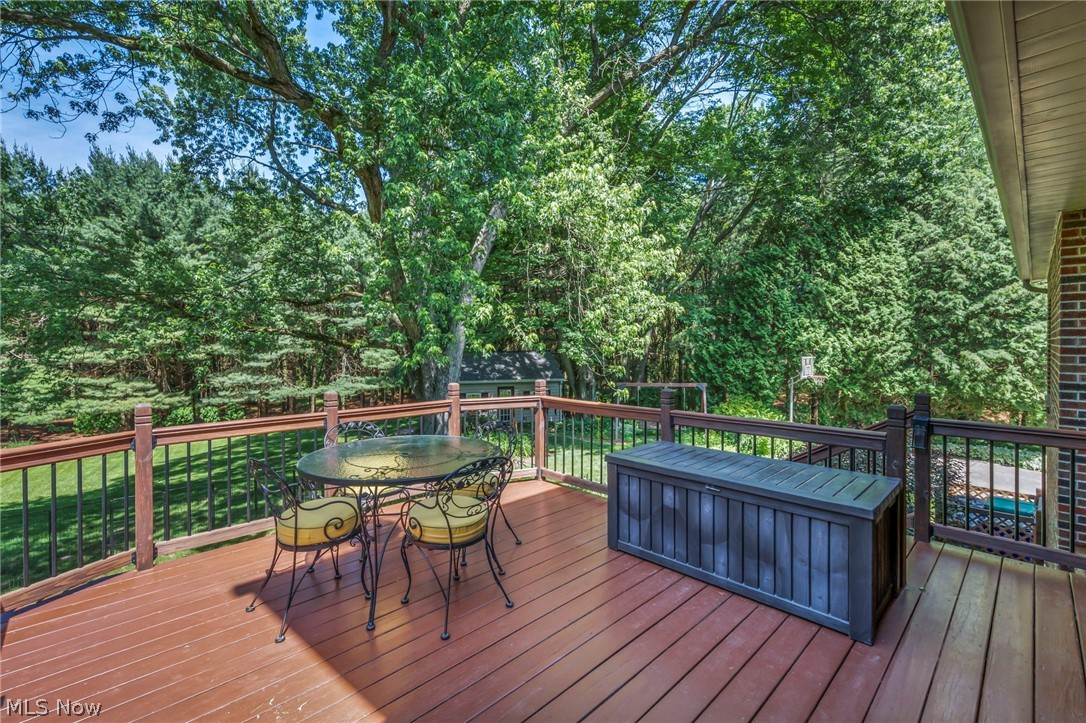 1057 Congress Lake Road Mogadore, OH 44260 - Photo 36 of 50 Deck with views into the private and expansive back yard