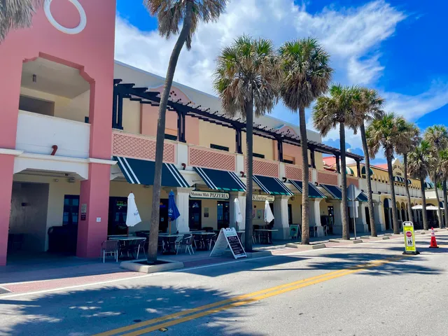 a view of city with tall buildings