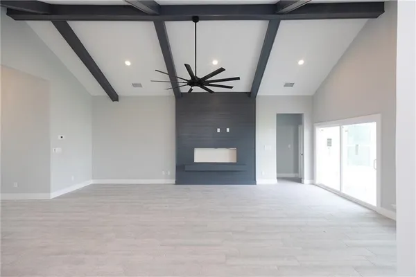 a view of an empty room