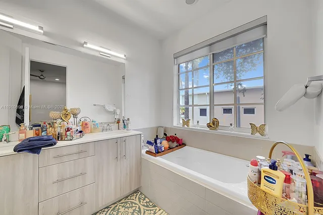 a very nice looking room with a large window