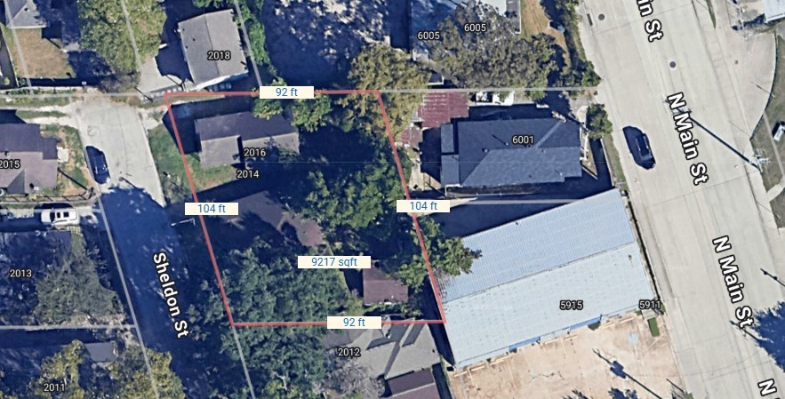 2014 Sheldon Street Houston, TX 77008 - Photo 9 of 12 an aerial view of a house