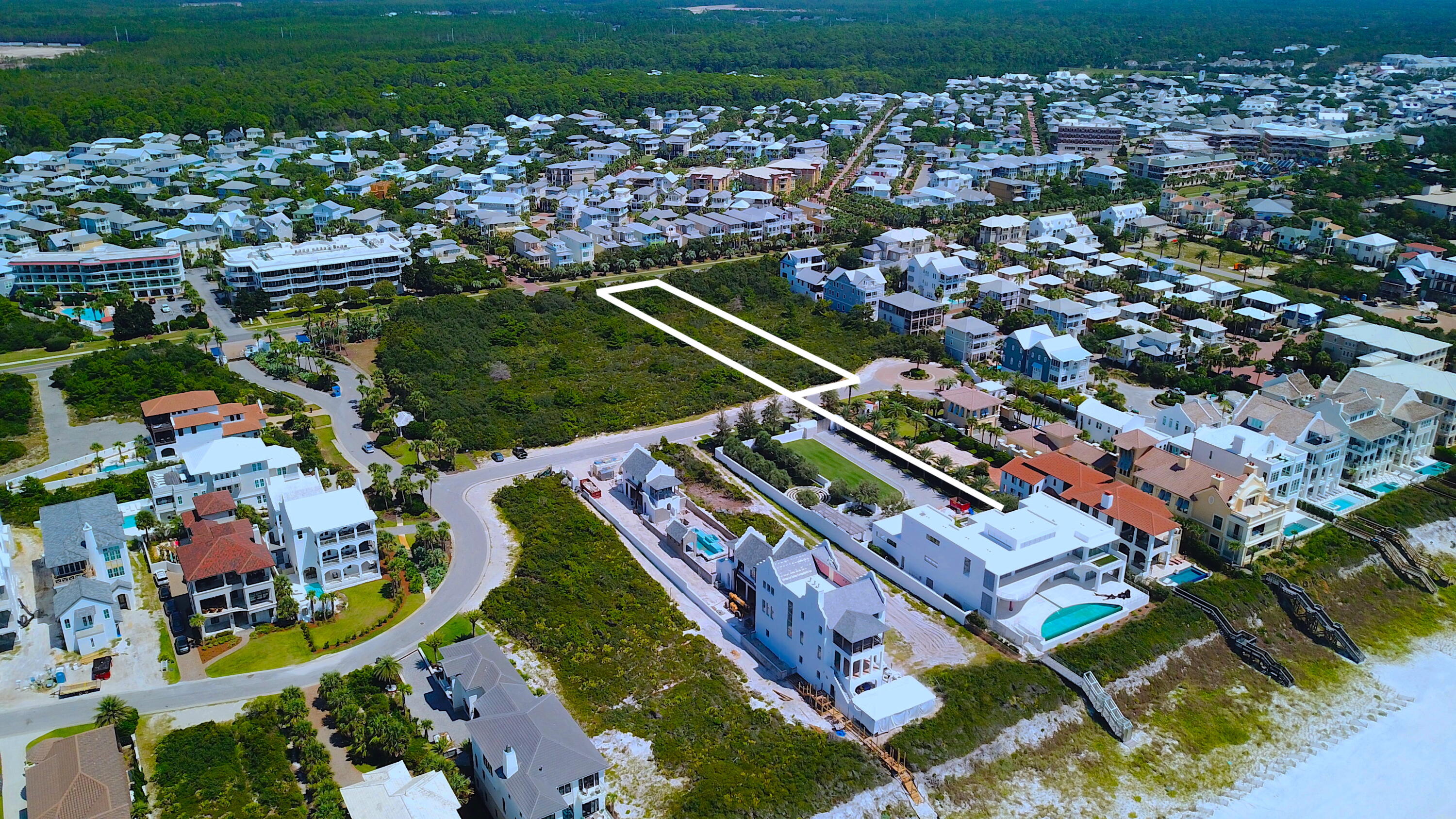 Lot 6 Paradise By The Sea Court Seacrest, FL 32461 - Photo 5 of 10 an aerial view of multiple house