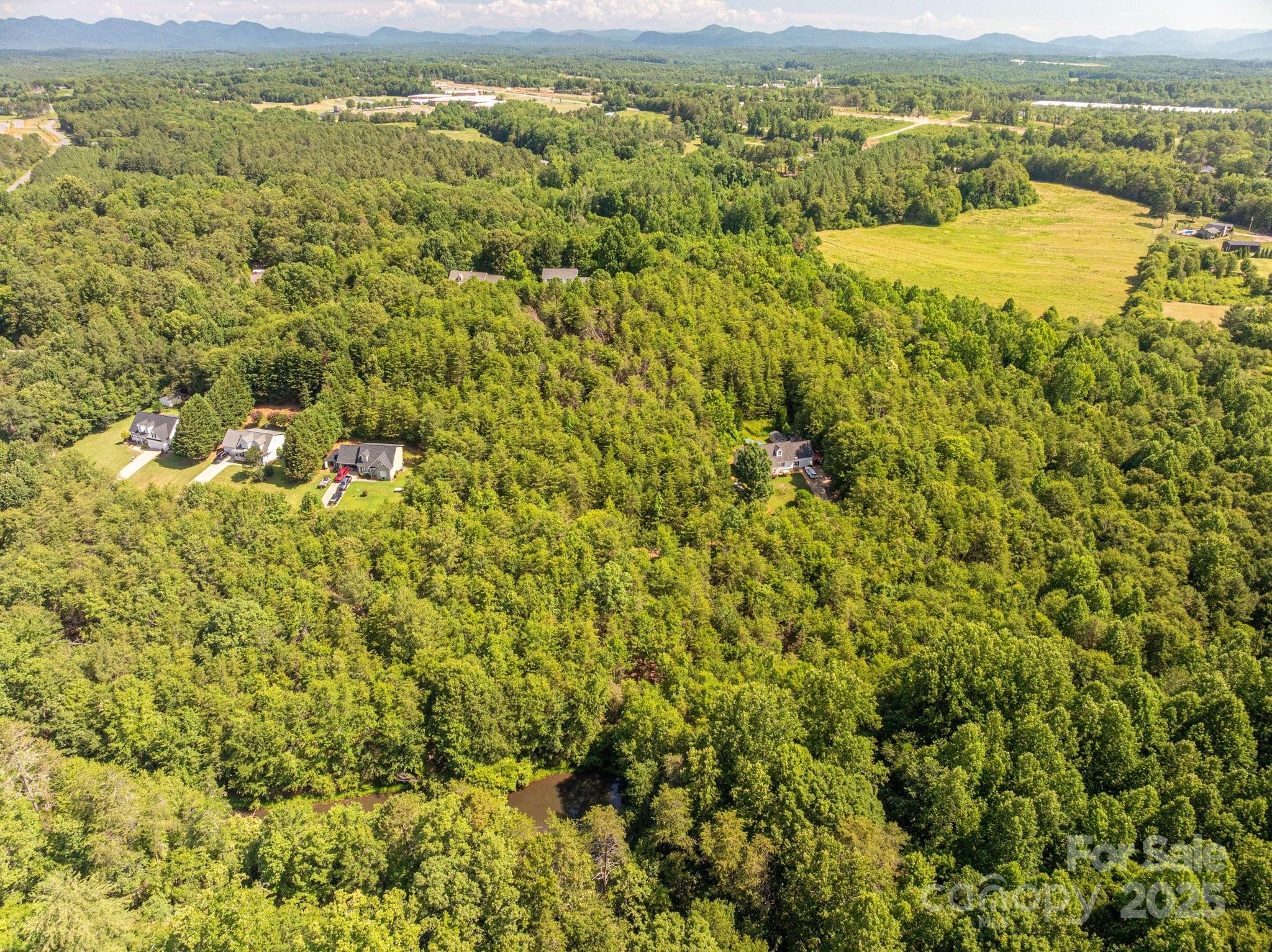 Lot #14 Meadow Crossing Drive Rutherfordton, NC 28139 - Photo 10 of 15 a view of an aerial view of residential houses with outdoor space and mountain view