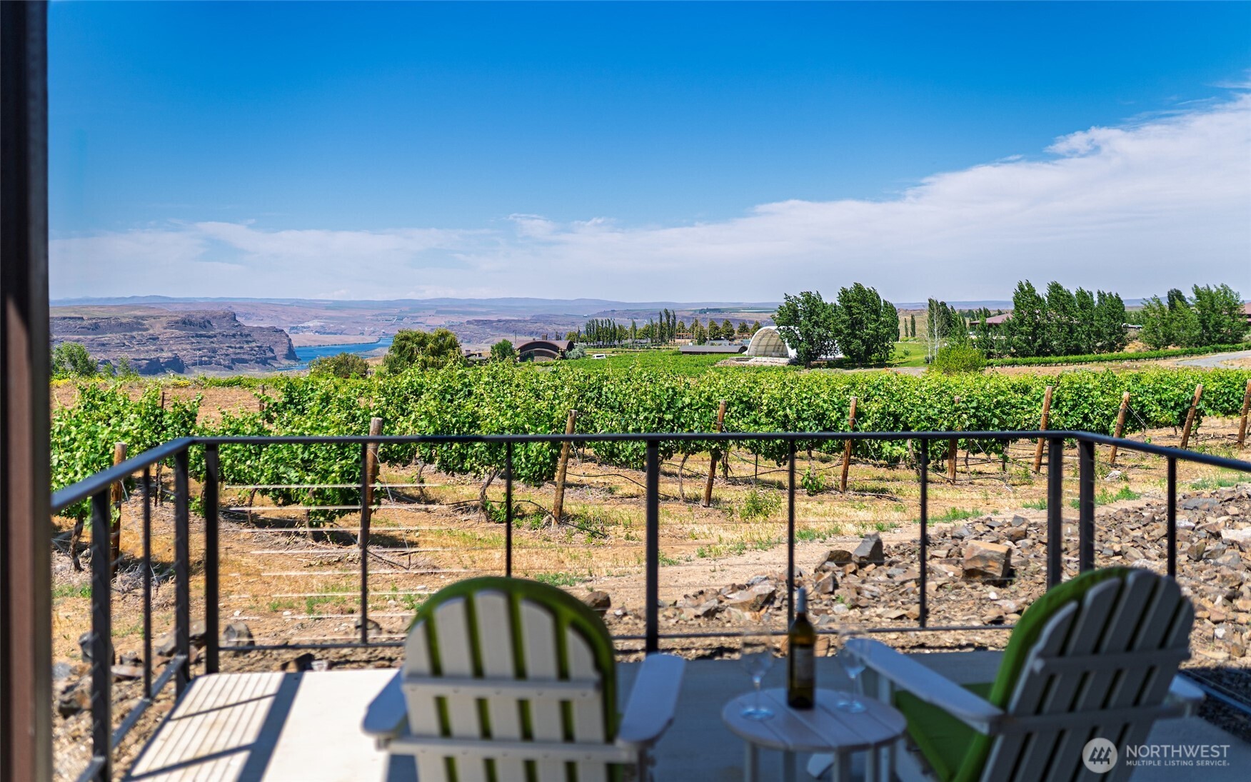 23648 Northwest Cliffe Pointe Road, Unit 10C Quincy, WA 98848 - Photo 21 of 26 a view of a balcony with lake view and mountain view