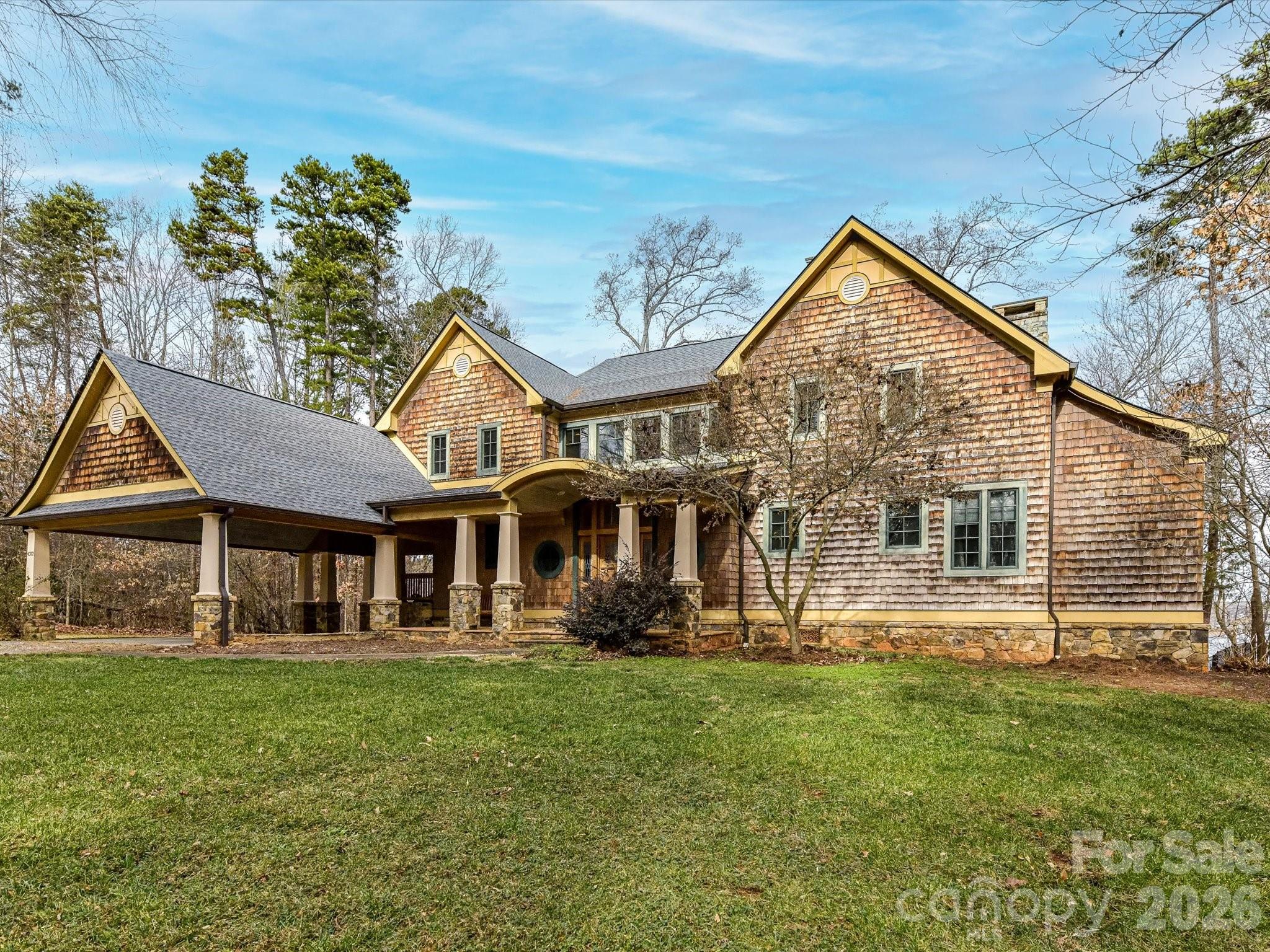 4312 Hazel Street Terrell, NC 28682 - Photo 3 of 45 a front view of a house with garden