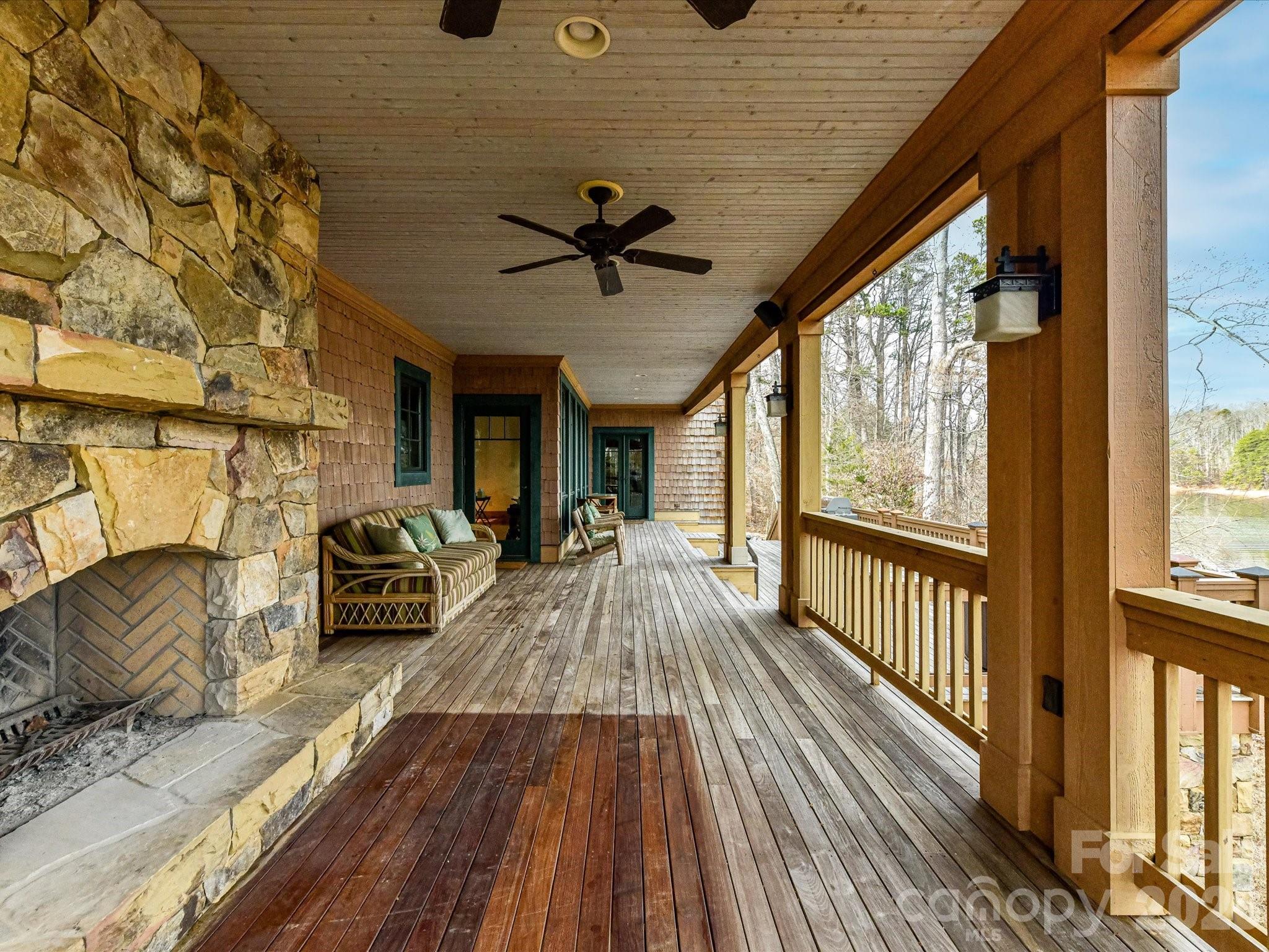 4312 Hazel Street Terrell, NC 28682 - Photo 35 of 45 a view of a porch with wooden floor