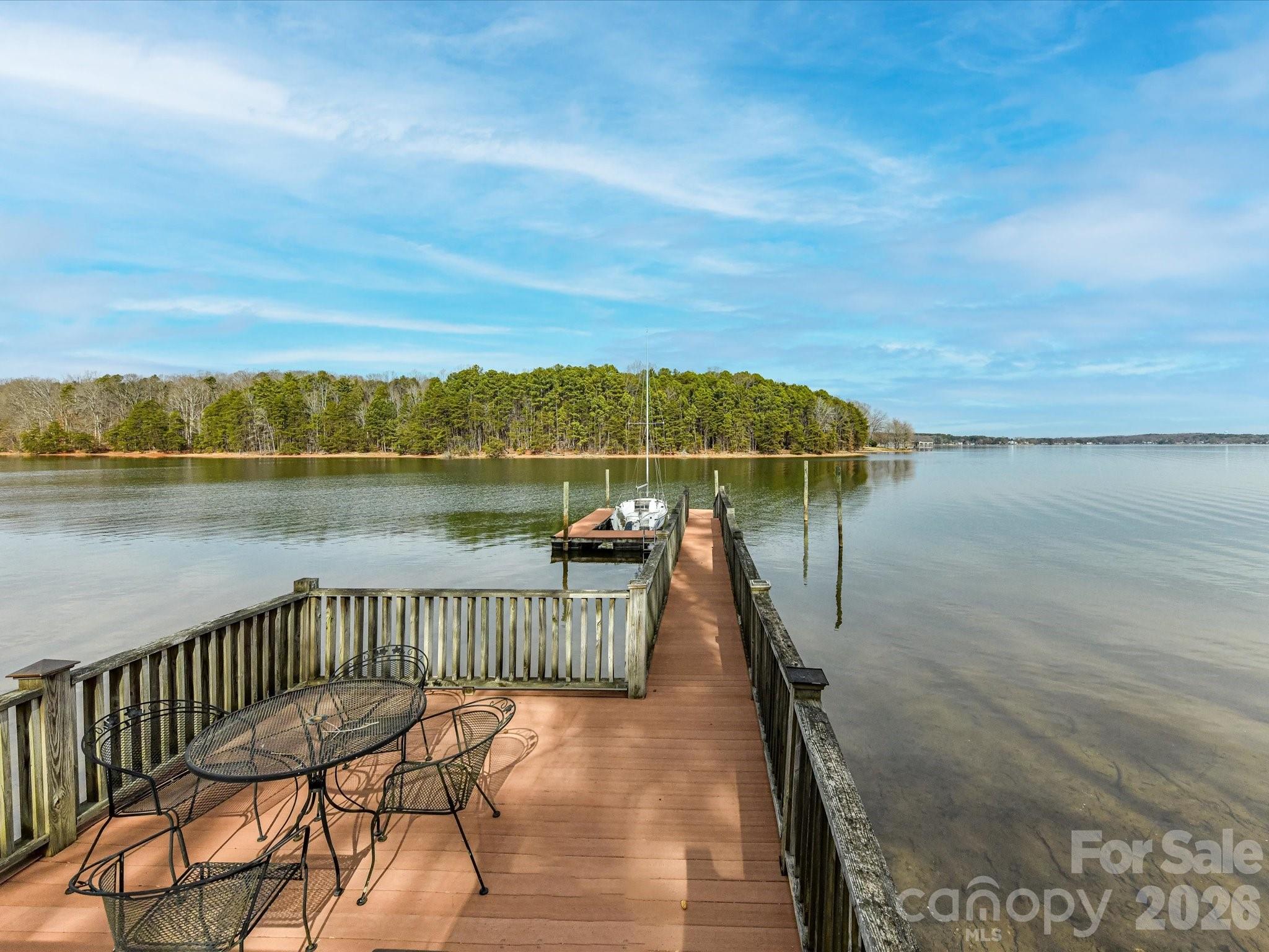 4312 Hazel Street Terrell, NC 28682 - Photo 39 of 45 a view of a lake with a terrace