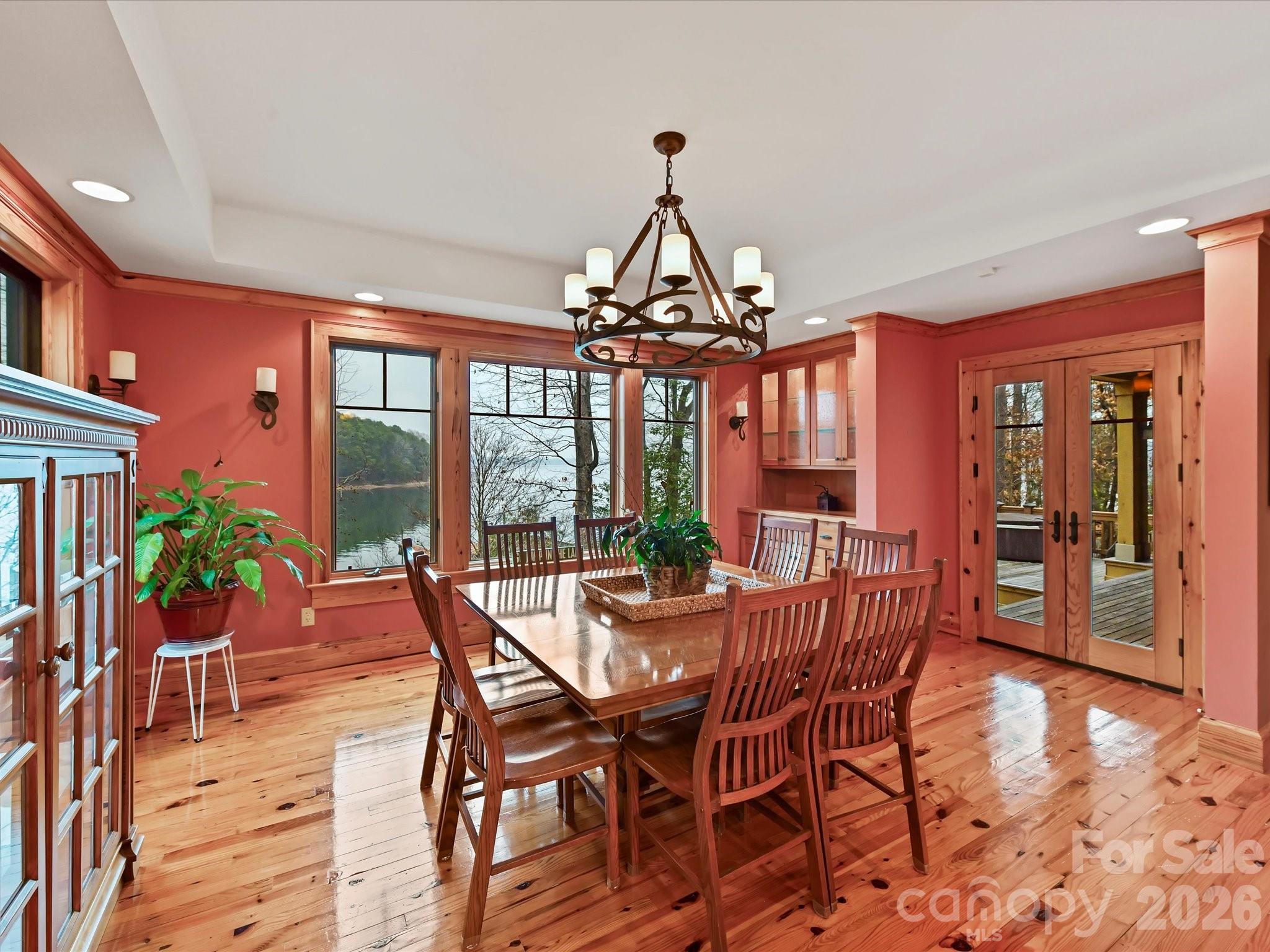 4312 Hazel Street Terrell, NC 28682 - Photo 9 of 45 a view of a dining room with furniture window and wooden floor