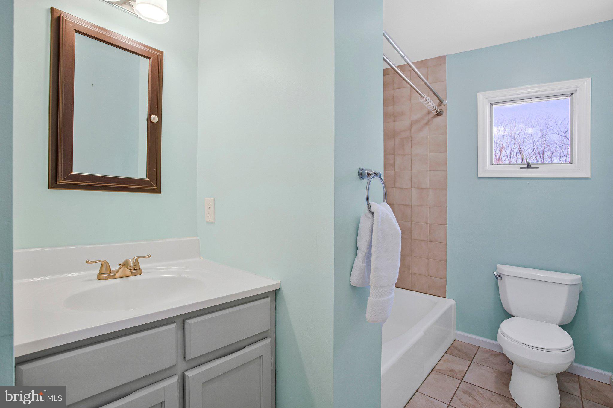 5967 Brooks Woods Road Lothian, MD 20711 - Photo 8 of 15 a bathroom with a toilet sink and mirror