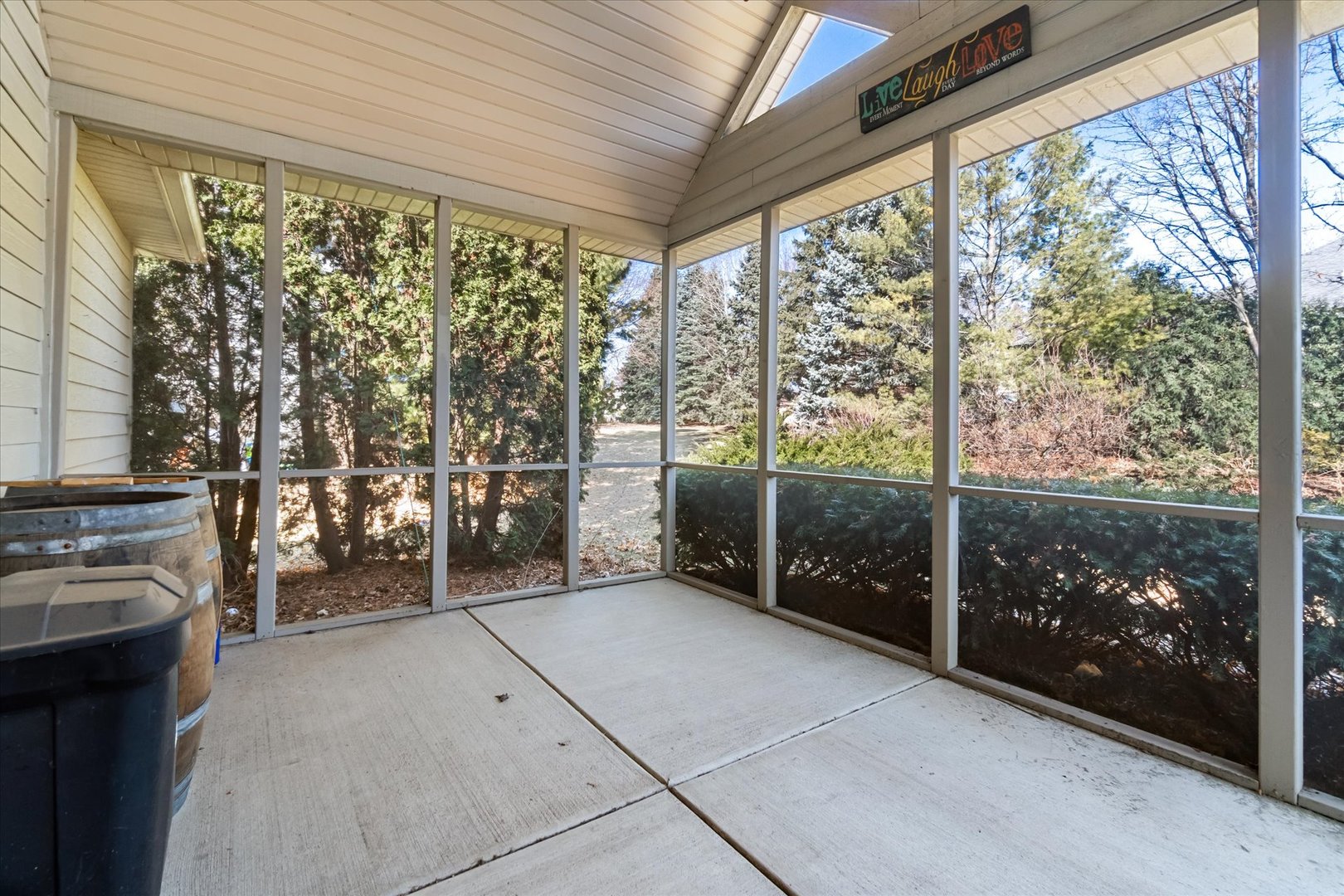 6 Winthrop New Road Sugar Grove, IL 60554 - Photo 27 of 38 a view of a porch with furniture and garden