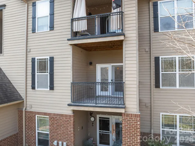 a front view of a house with a window