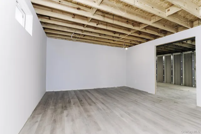 a view of a balcony with city view
