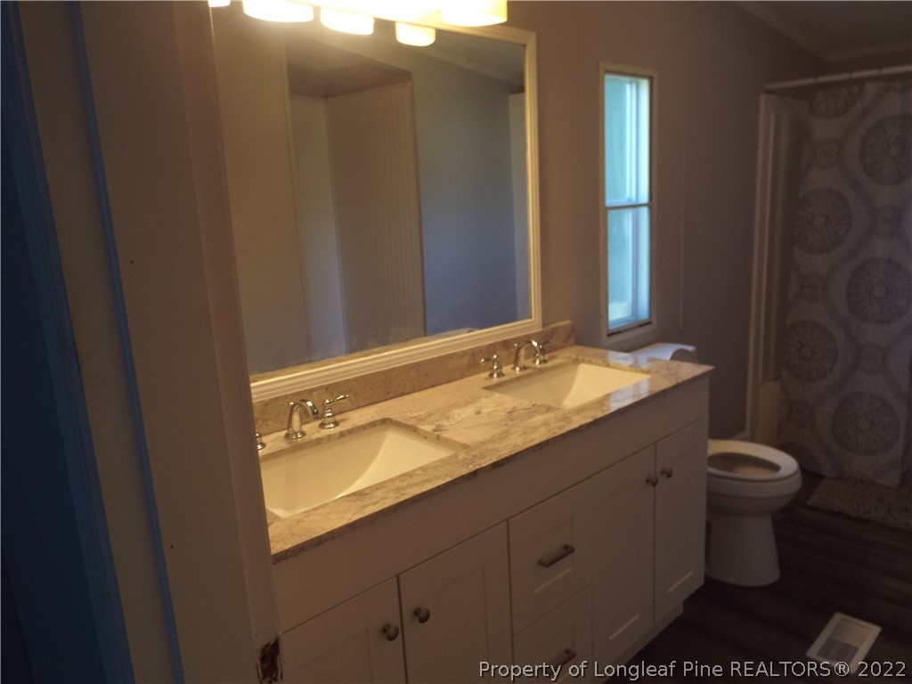 73 Georgia Way Cameron, NC 28326 - Photo 21 of 28 a bathroom with a sink and a toilet