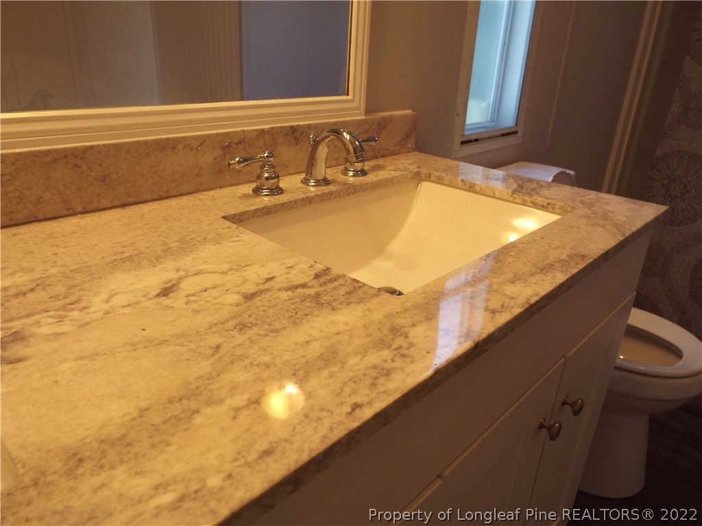 73 Georgia Way Cameron, NC 28326 - Photo 24 of 28 a bathroom with a sink and a toilet