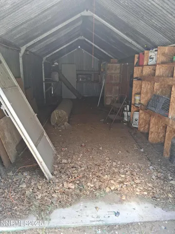 a view of storage and utility room