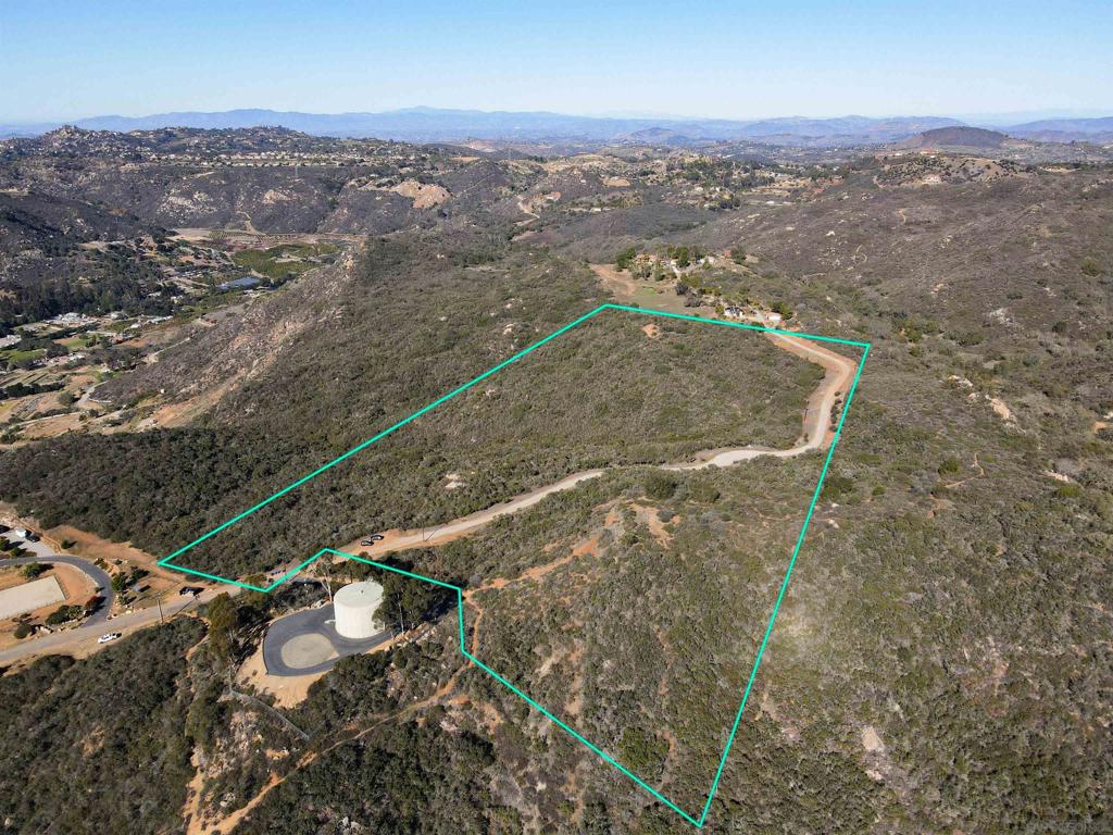 a view of a house with a mountain
