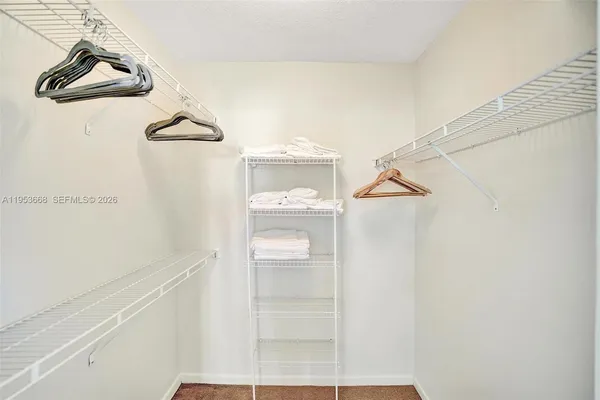 a view of walk in closet