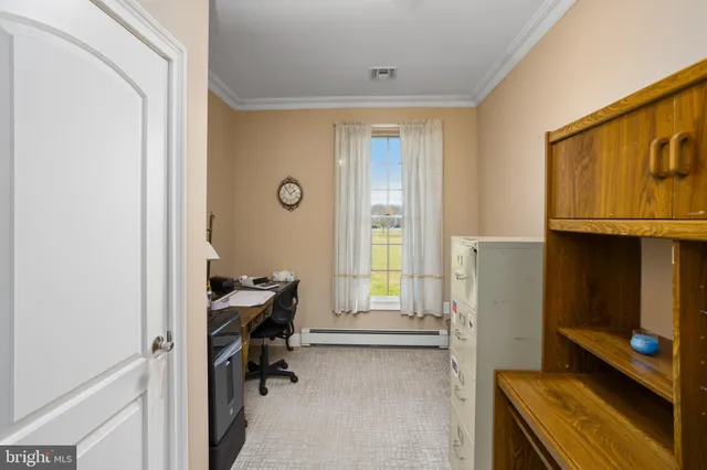 a view of a swimming pool with a lake view