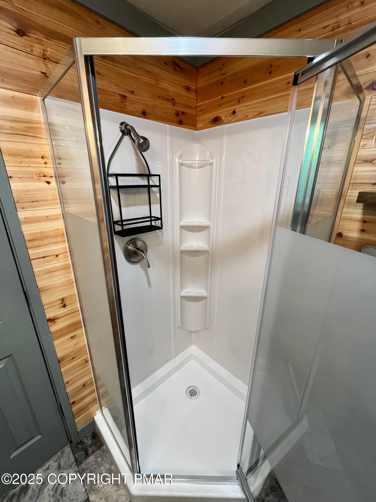 4 1st Street Hawley, PA 18428 - Photo 21 of 32 a bathroom with a shower and a mirror