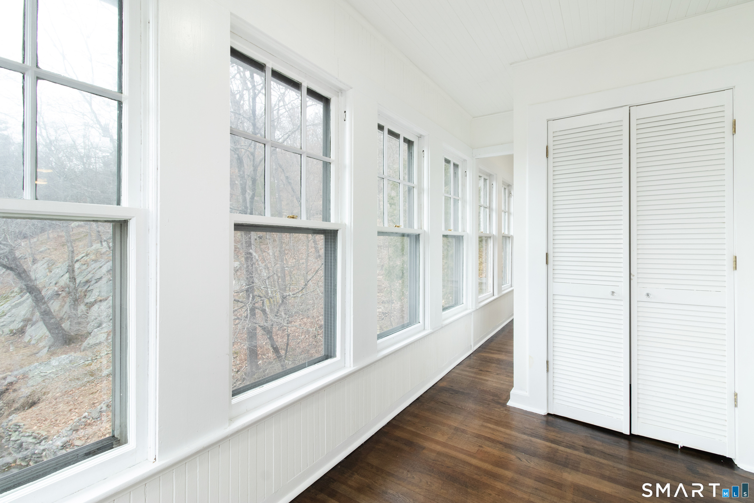 33 Julian Terrace Norwich, CT 06360 - Photo 19 of 36 a view of a hallway with wooden floor and entryway