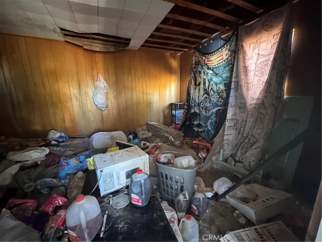 a room with gym equipment