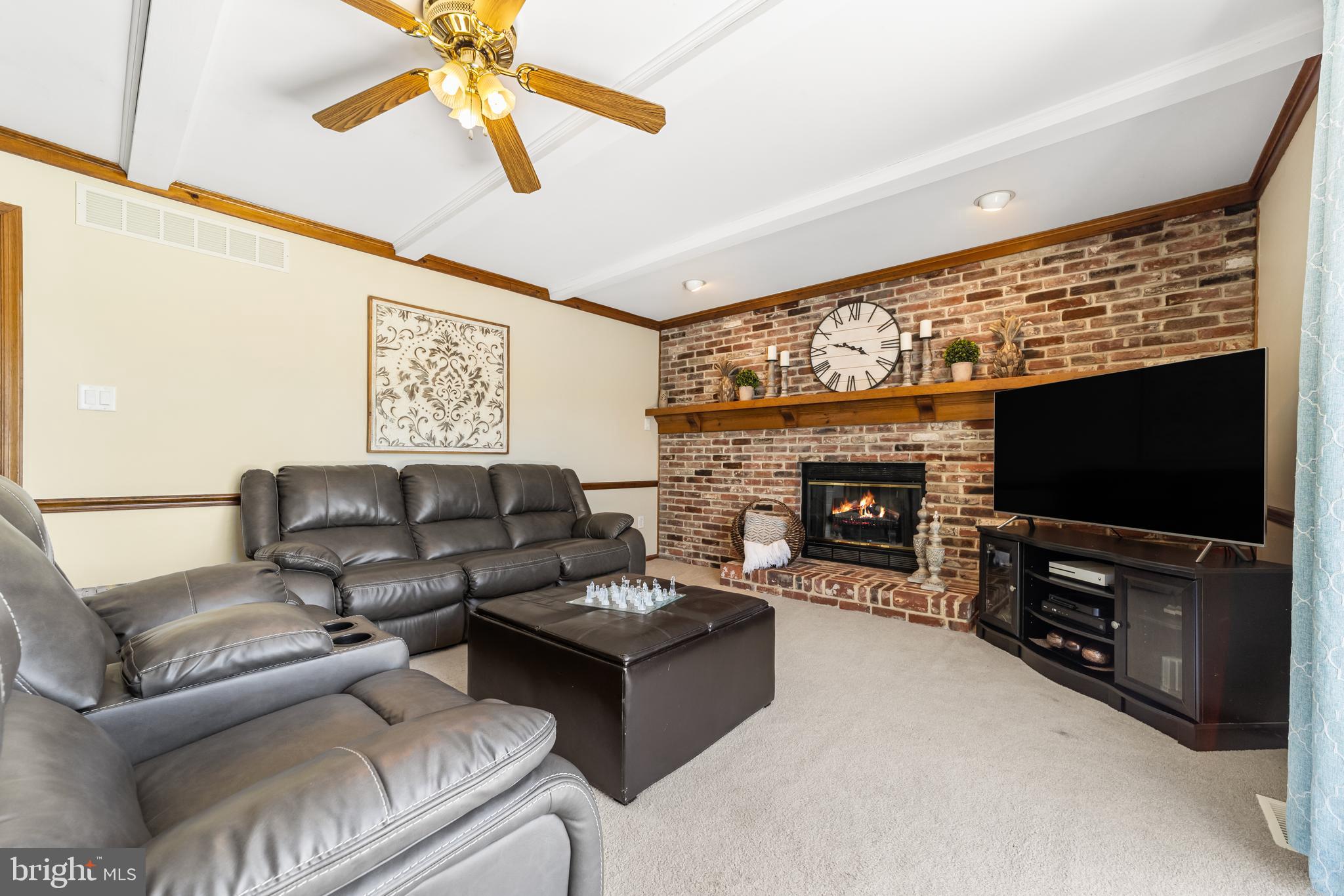 145 Country Farms Road Marlton, NJ 08053 - Photo 11 of 32 Family Room w/ electric fireplace