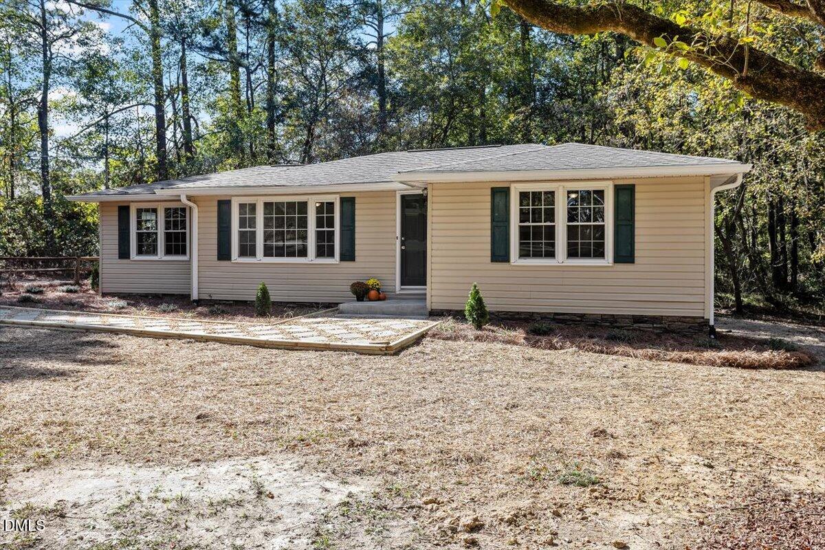 2008 Angier Road Fuquay-Varina, NC 27526 - Photo 4 of 34 a front view of house with yard