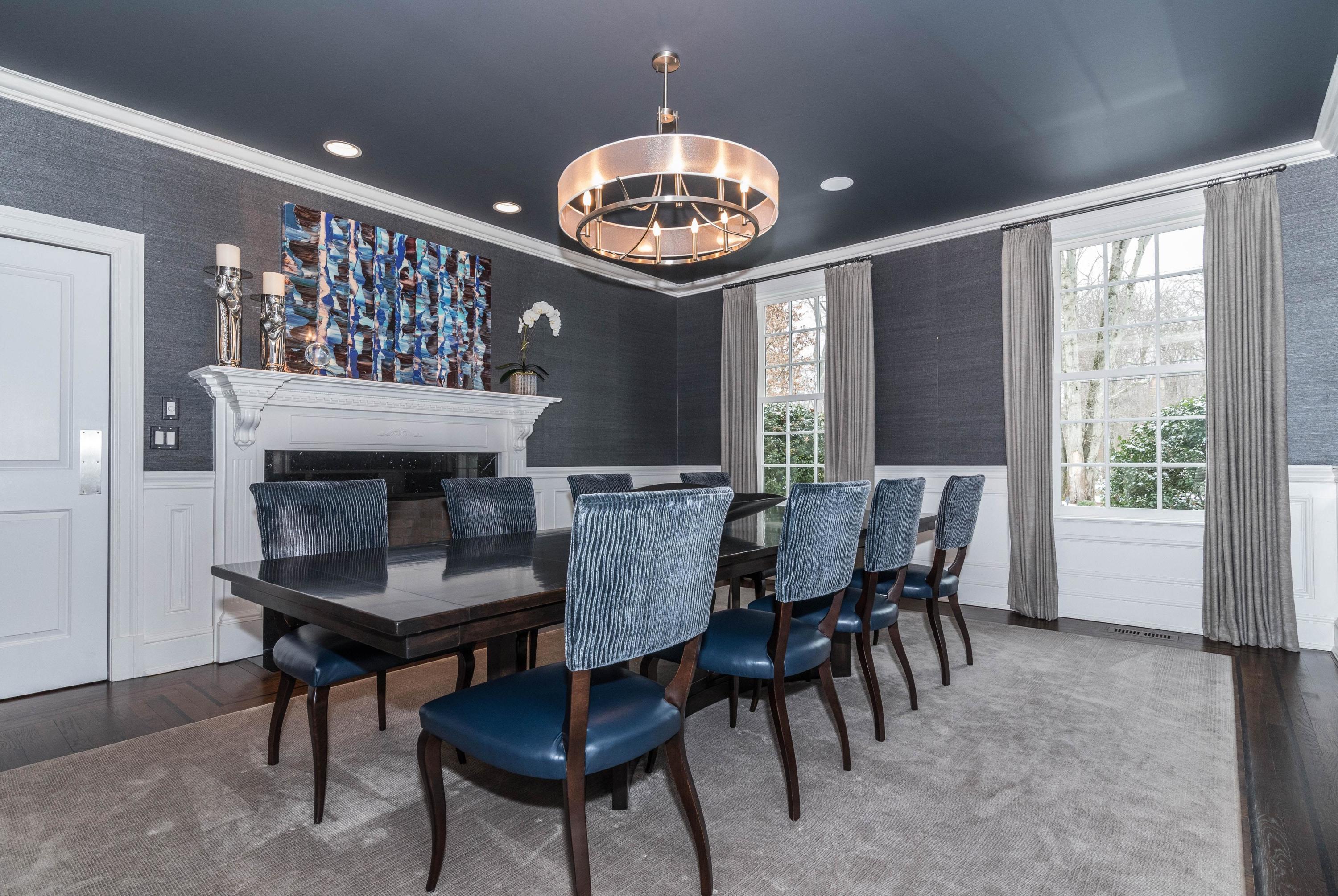 48 Leeuwarden Road Darien, CT 06820 - Photo 11 of 35 a view of a dining room with furniture window and outside view