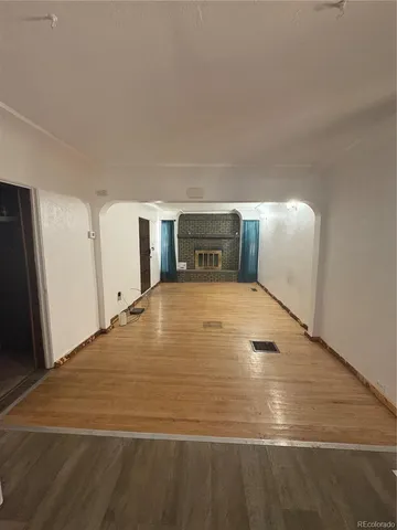 a view of a livingroom with a staircase