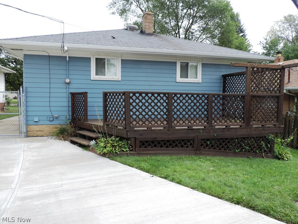 435 Center Road Bedford, OH 44146 - Photo 20 of 25 Terrific deck off of the back of the house is perfect for large or small gatherings...